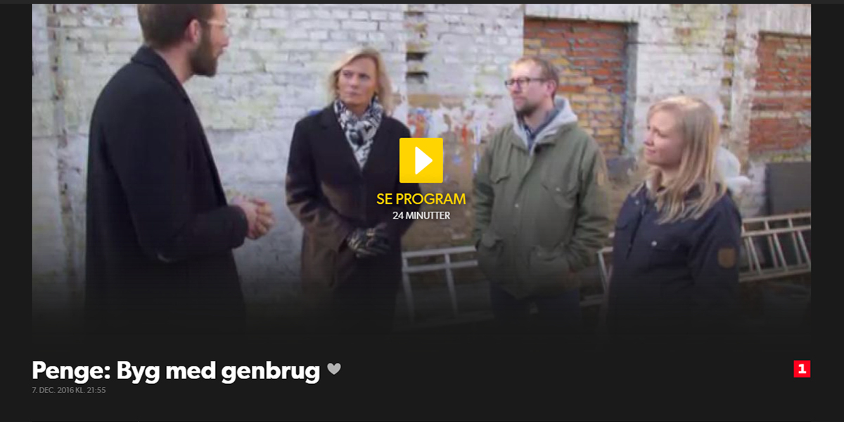 DR Penge sætter fokus på byggegenbrug